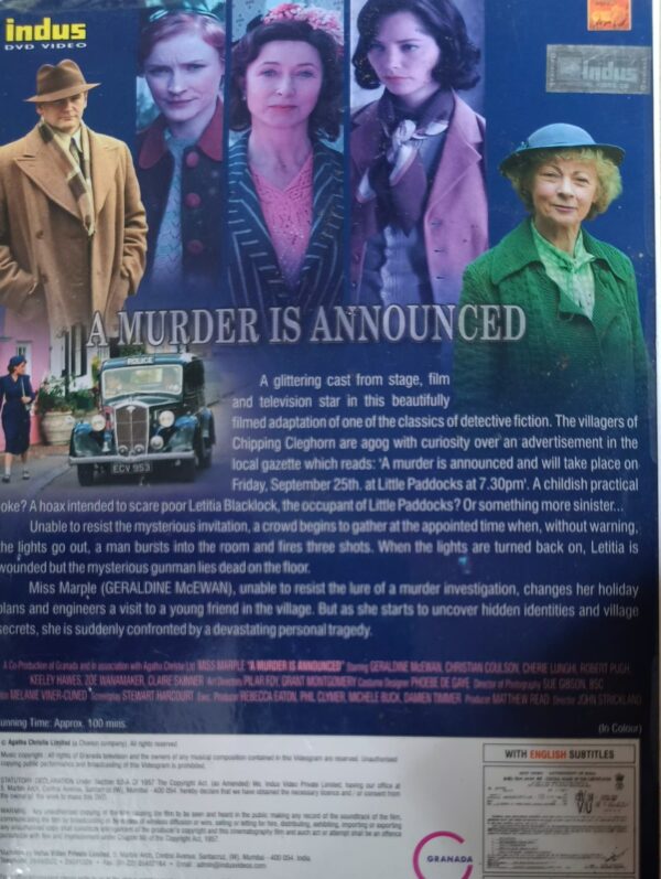 A murder is announced -(DVD) - Image 2